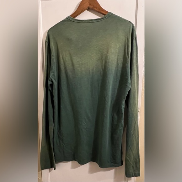 Set of 3, The Great China Wall long sleeve ombré green, set of 2+1 - Picture 3 of 12